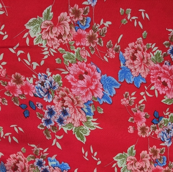 NO BOUNDARIES Floral Tank Top Red Size Small Junior - Picture 5 of 9